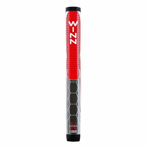 Winn Golf Pro X Putter Grips - 1.32" Red Gray 1 Winn Golf Pro X Putter Grips - 1.32" Red Gray