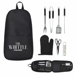7-PIECE PIT MASTER BBQ SET IN CARRYING CASE