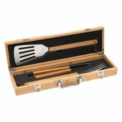 BBQ SET IN BAMBOO CASE -Golf Clubs Sales 2023 7048 NAT Inside 14537.1640265994