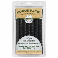 Golf Works Tacki-Mac Bonus Pack Perforated Tour Pro Golf Grip Replacement Set