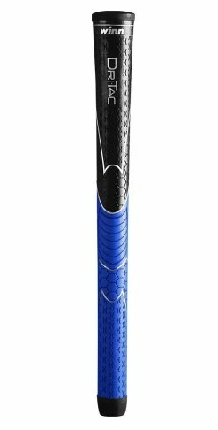 Winn Dri-Tac Performance Soft Golf Grips - Midsize -Golf Clubs Sales 2023 Dri Tac Blue Black Midsize