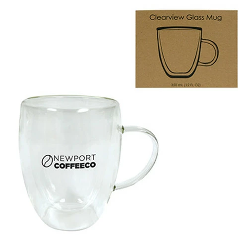 (12 FL. OZ.) CLEARVIEW GLASS MUG 1 (12 FL. OZ.) CLEARVIEW GLASS MUG