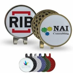 Hicke Golf Brand Hat Clip With Magnetic Ball Marker