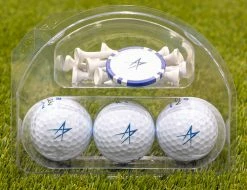 Hicke Golf Brand 3 Ball Clam Pack With Tees And Poker Chip Ball Marker -Golf Clubs Sales 2023 LMCO Golf Ball and Tee Set Turf sm 91183.1678978021