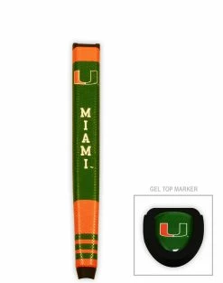 Team Golf NCAA Collegiate Putter Grips With Magnetic Ball Marker 47 Team Golf NCAA Collegiate Putter Grips With Magnetic Ball Marker -Golf Clubs Sales 2023 Miami Hurricanes PutterGrip 44401