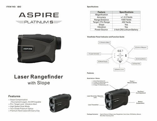 Nike Aspire RANGEFINDER (w/slope) 4 Nike Aspire RANGEFINDER (w/slope) - Image 4