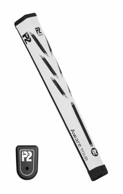 CaddiesShack P2 Aware Tour Putter Grips -Golf Clubs Sales 2023 P2 Aware Tour White Black