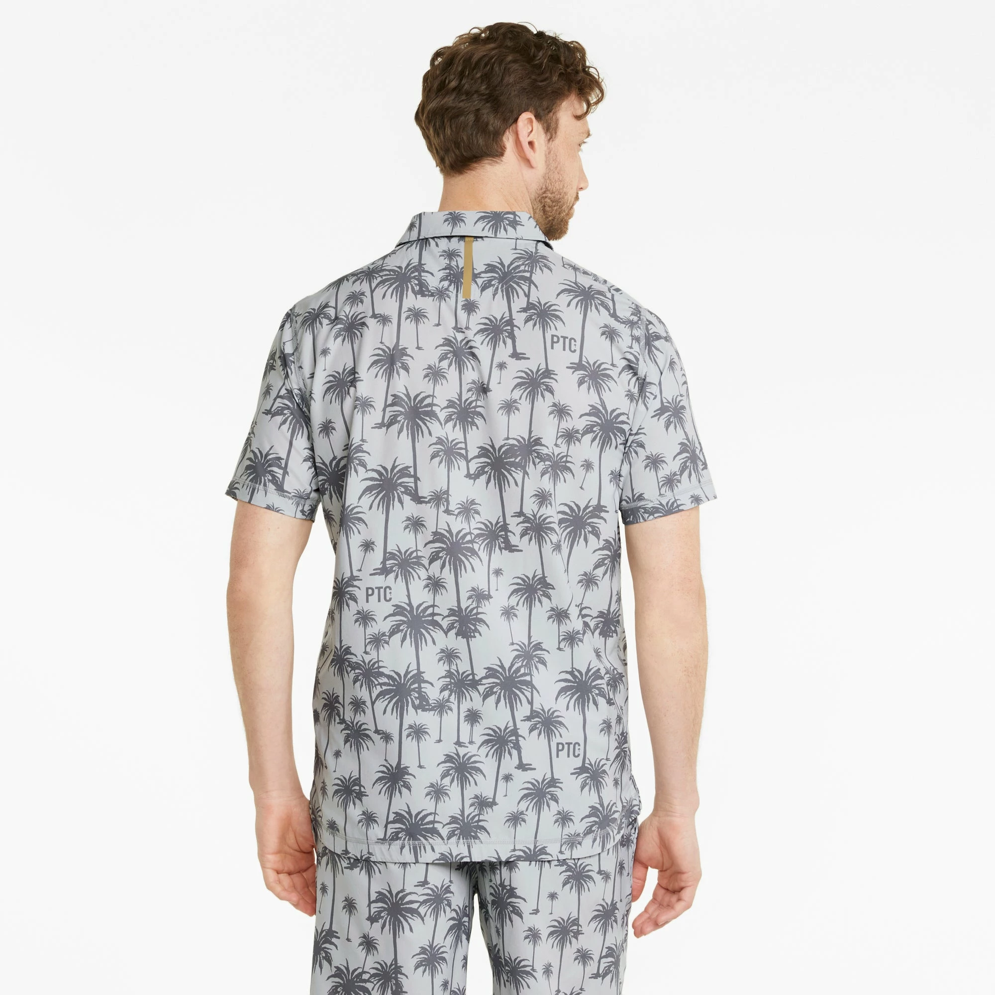 PUMA Golf PUMA X PTC Palm Golf Polo 3 PUMA Golf PUMA X PTC Palm Golf Polo - Image 3