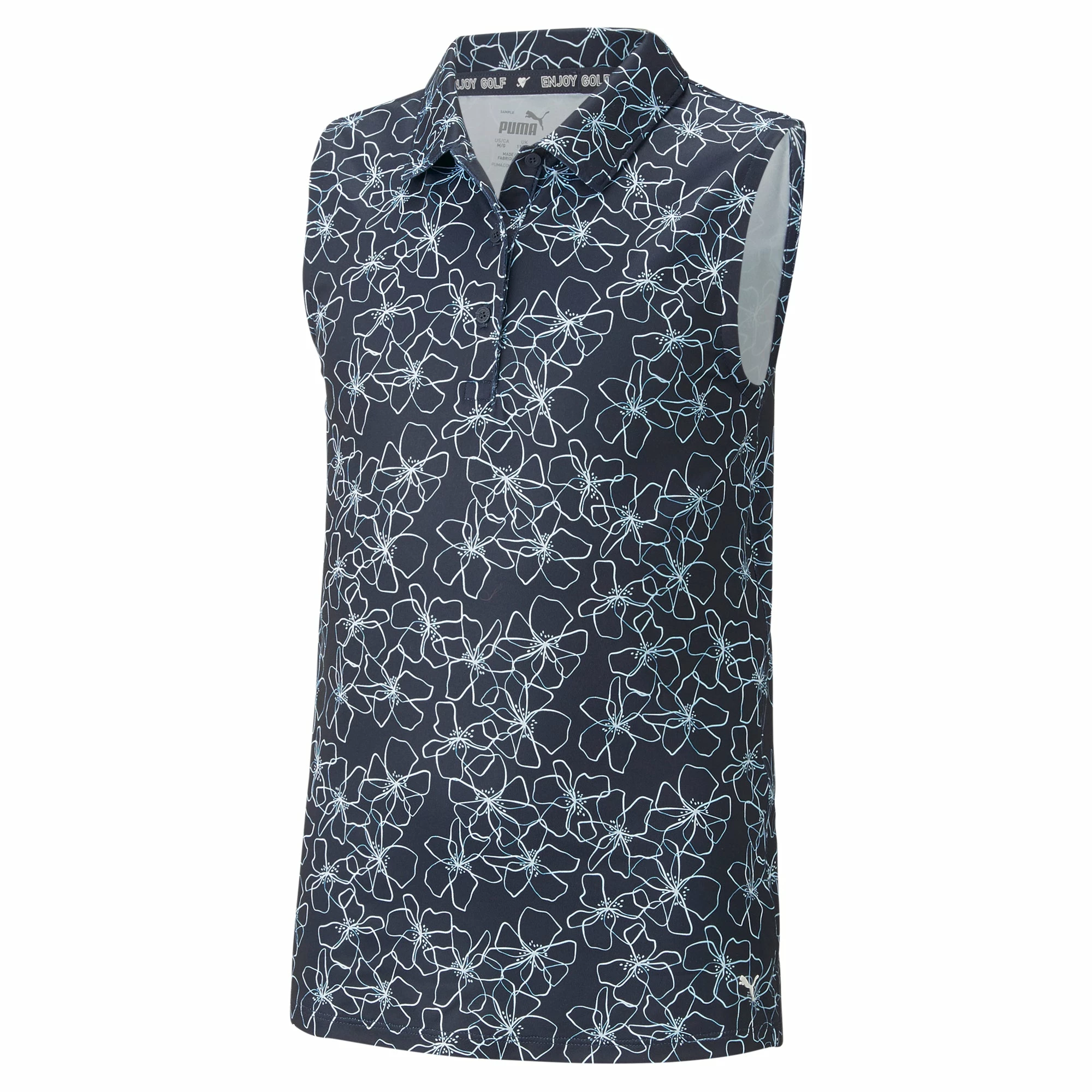 PUMA Golf Girl's CLOUDSPUN Island SL Golf Polo 1 PUMA Golf Girl's CLOUDSPUN Island SL Golf Polo