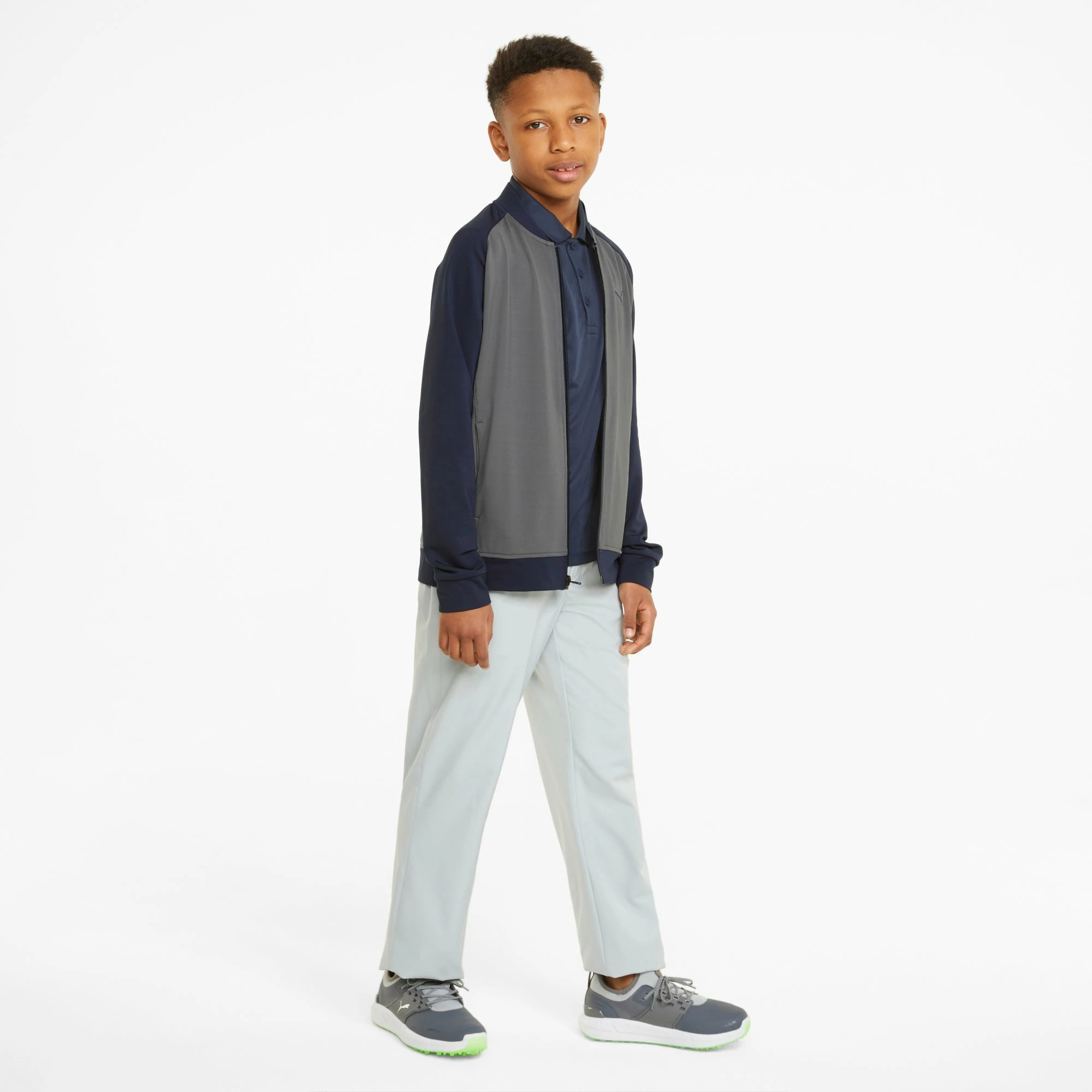 PUMA Golf Boy's Junior Stlth Golf Jacket 8 PUMA Golf Boy's Junior Stlth Golf Jacket - Image 8