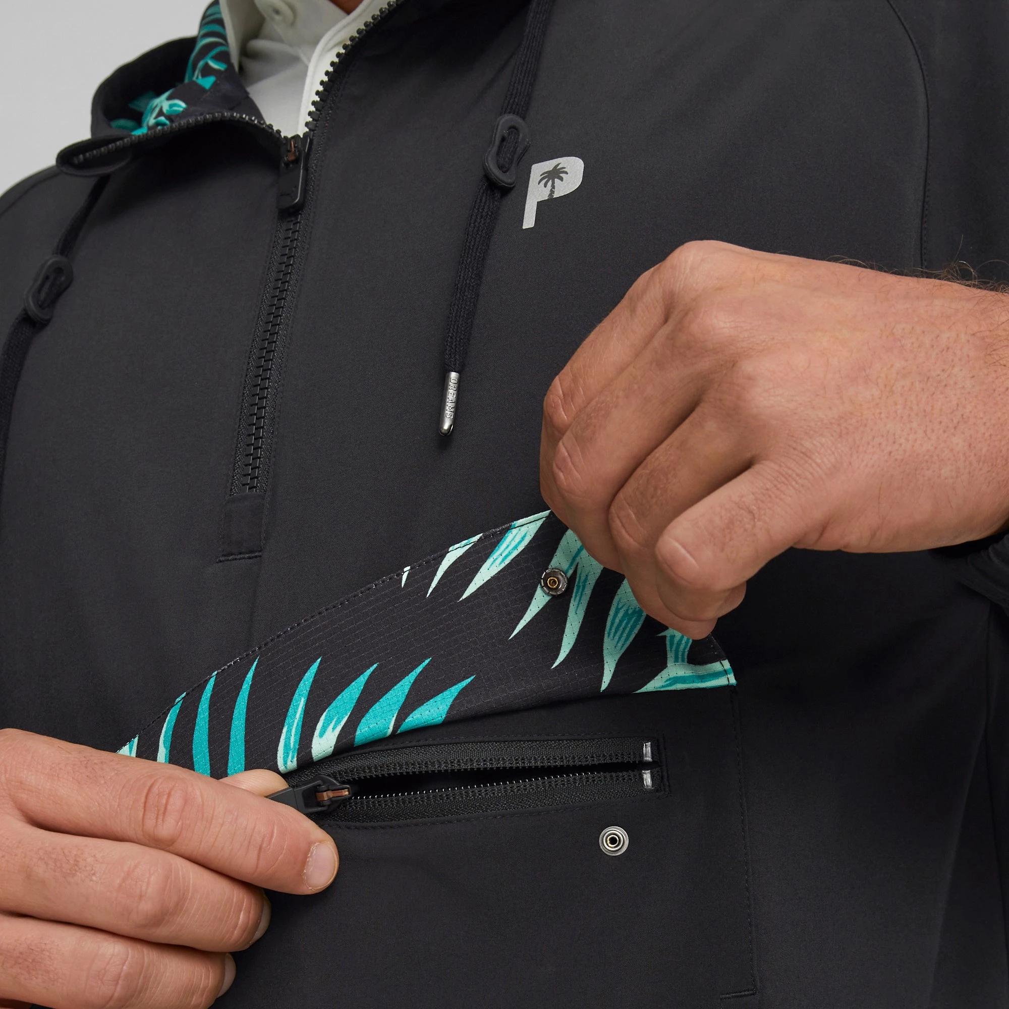 PUMA Golf PUMA X PTC Paradise Anorak Golf Jacket 4 PUMA Golf PUMA X PTC Paradise Anorak Golf Jacket - Image 4