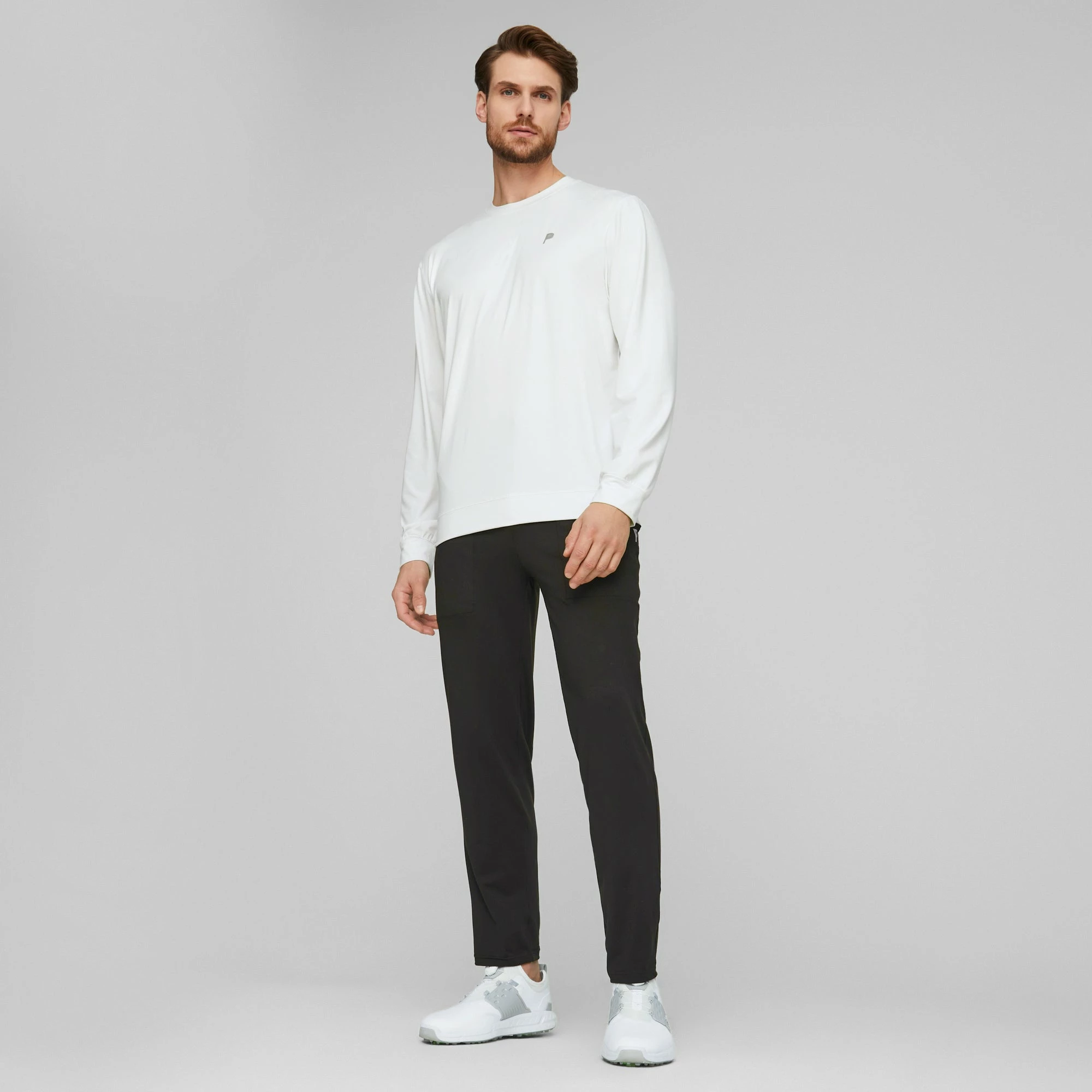 PUMA Golf PUMA X PTC Midnight Crewneck Golf Sweatshirt 3 PUMA Golf PUMA X PTC Midnight Crewneck Golf Sweatshirt - Image 3