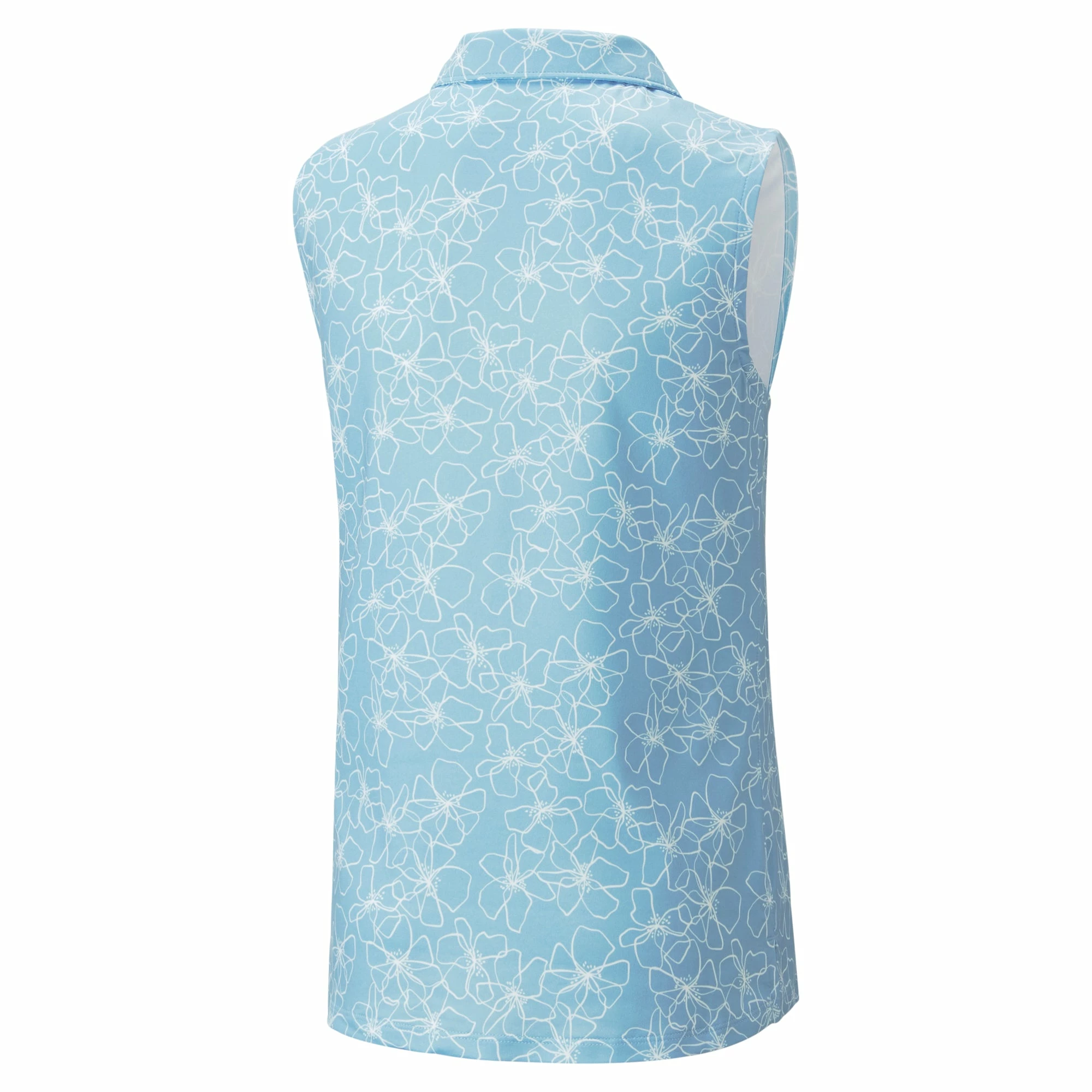 PUMA Golf Girl's CLOUDSPUN Island SL Golf Polo 4 PUMA Golf Girl's CLOUDSPUN Island SL Golf Polo - Image 4