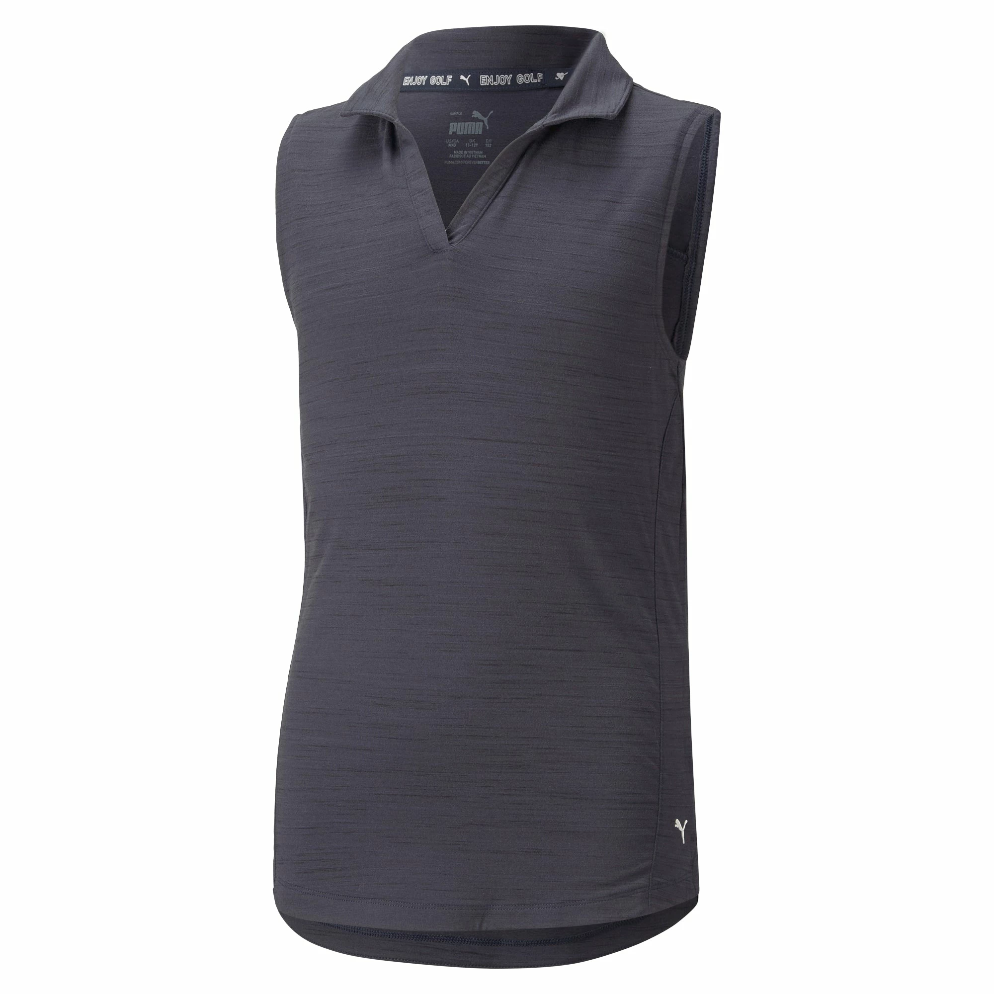 PUMA Golf Girl's CLOUDSPUN Coast SL Golf Polo 5 PUMA Golf Girl's CLOUDSPUN Coast SL Golf Polo - Image 5